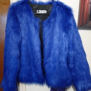 Shaggy faux Fur jacket